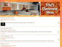 Tablet Screenshot of facsclassroomideas.com